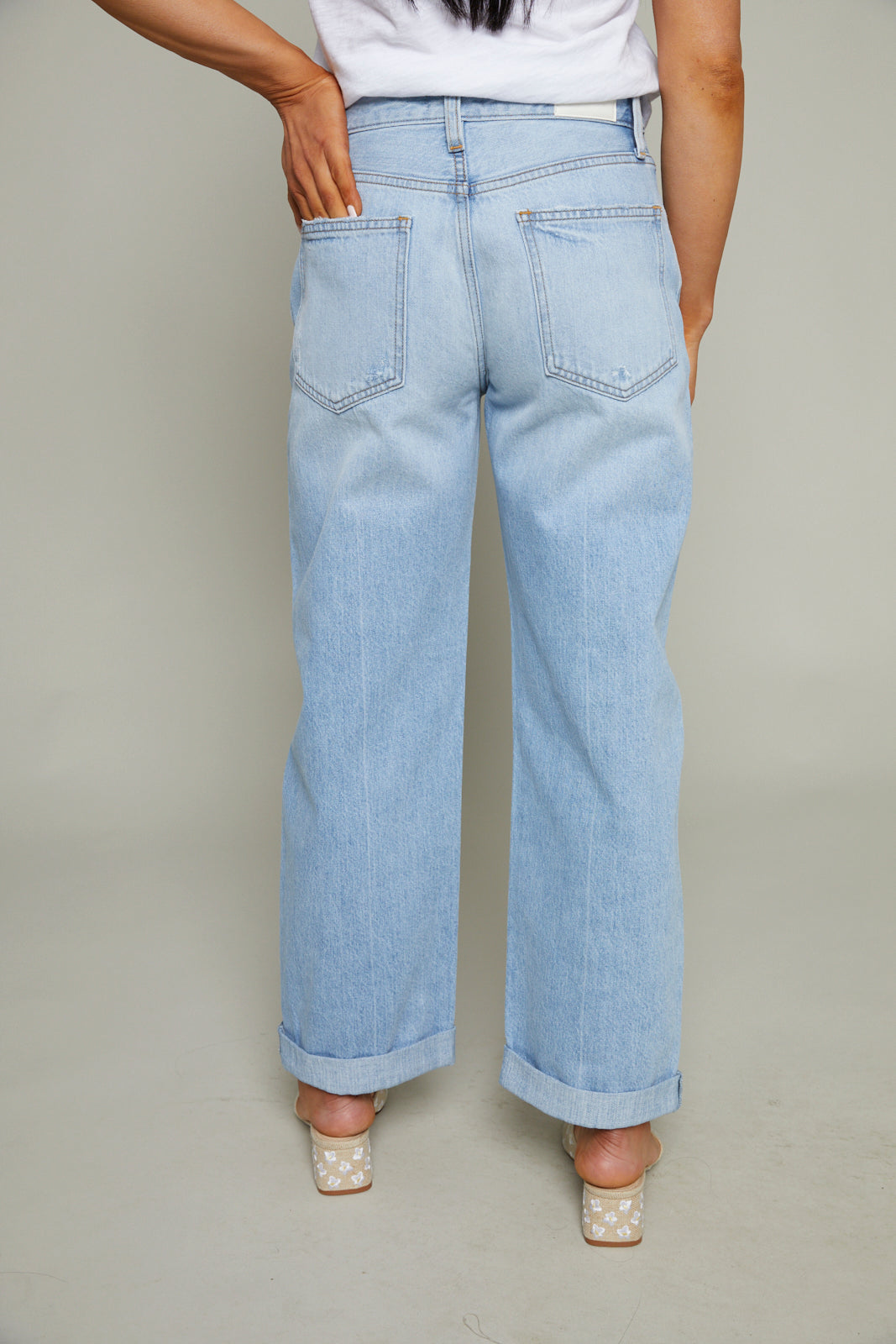 Randi Rolled Hem Boyfriend Jean