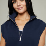 Finley Sleeveless Sweatshirt - Eclipse