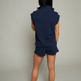 Finley Sleeveless Sweatshirt - Eclipse