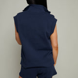 Finley Sleeveless Sweatshirt - Eclipse