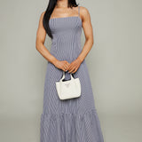 Sonia Gingham Ruffle Maxi Dress