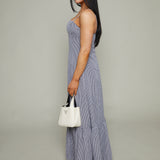 Sonia Gingham Ruffle Maxi Dress