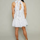 Perla Halter Mini Dress - Swimmers & Stripes