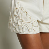 Rosalyn Floral Embellished Shorts