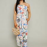 Solana Poplin Smocked Maxi Dress - Multi
