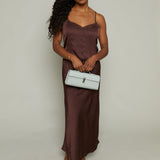 Harriet Satin Tie Front Skirt