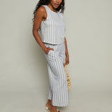 Mia Knit Wide Leg Pant - Summer Stone