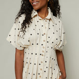 Maxine Polka Dot Maxi Dress