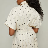 Maxine Polka Dot Maxi Dress