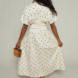 Maxine Polka Dot Maxi Dress