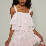 Jordie Tiered Ruffle Mini Skirt