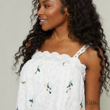 Peggy Embroidered Mini Dress