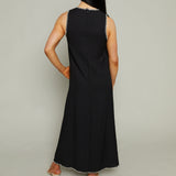 McKay Contrast Trim Maxi Dress