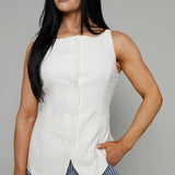 Carlin Button Front Vest