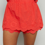 Macey Scallop Edged Skort