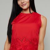 Matilda Embroidered Eyelet Tank Top