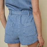 Hadley Soft Denim Sleeveless Romper