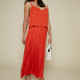 Addison Cropped Satin Tank