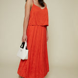Addison Cropped Satin Tank