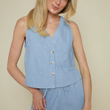 Kayden Striped Vest