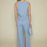 Olsen Striped Drawstring Trouser