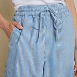 Olsen Striped Drawstring Trouser