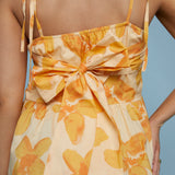 Rory Floral Ruffled Hem Top