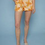 Brenna Floral Scalloped Shorts