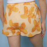 Brenna Floral Scalloped Shorts
