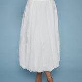 Mindee Eyelet Bubble Hem Maxi Skirt