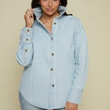 Maddox Button Up Denim Shirt