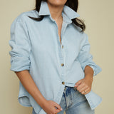Maddox Button Up Denim Shirt