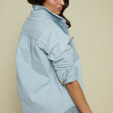 Maddox Button Up Denim Shirt