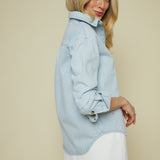 Maddox Button Up Denim Shirt