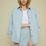 Maddox Button Up Denim Shirt