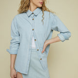 Maddox Button Up Denim Shirt