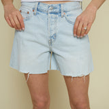 Nellie High Rise Vintage Cut Off Short - Waterfall Vintage