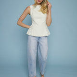 Adelaide Cotton Front Pocket Top