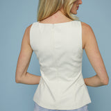 Adelaide Cotton Front Pocket Top