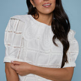 Bree Scalloped Collared Top