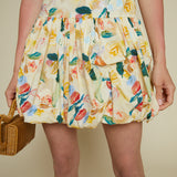 Malia Drop Waist Bubble Mini Dress