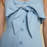 Allie Bow Halter Midi Dress