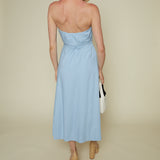 Allie Bow Halter Midi Dress