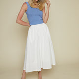 Alenna Textured Sweater Tank - Blue