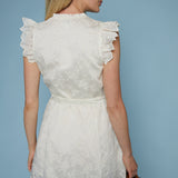 Phillipa Tie Waist Ruffle Mini Dress
