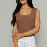 Hallie Leisurely Scoop Neck Tank