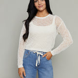 Nyra Airy Crochet Sweater