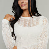 Nyra Airy Crochet Sweater