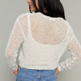 Nyra Airy Crochet Sweater