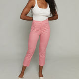 Sheryne Gingham Capri Pants